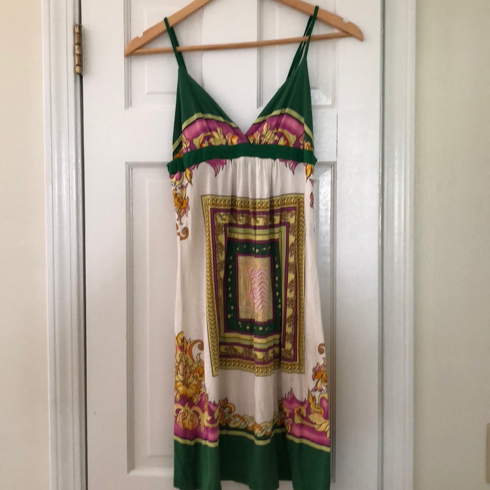Bershka resort style patterned dress
